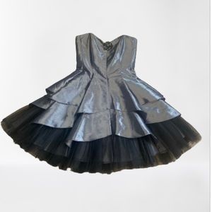 Black and Silver Formal Dress